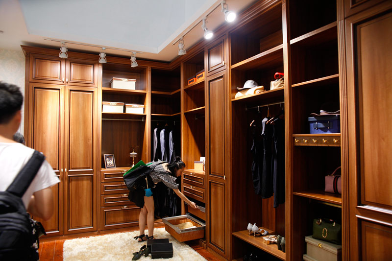 圣象衣柜效果图 2017广州建博会参展新品